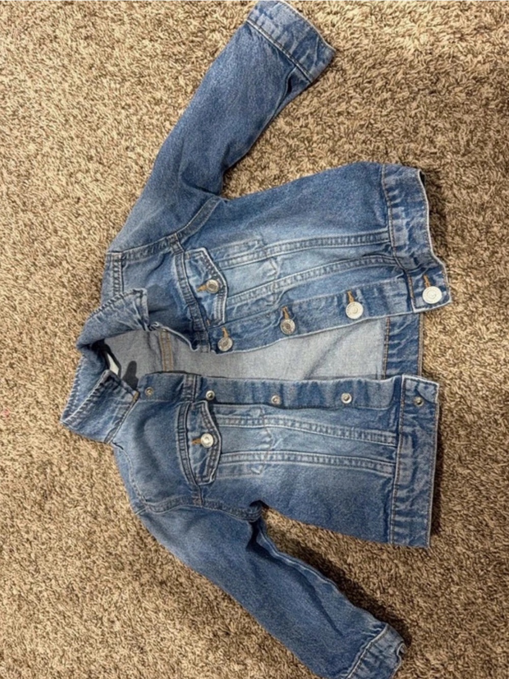 H&M Kids Blue Denim Jacket - Classic Button-Up